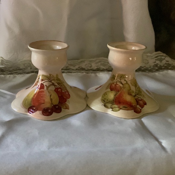 PALISSY CANDLESTICK HOLDERS - Picture 2 of 4